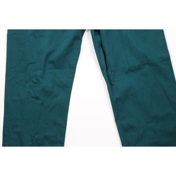Deadstock Vtg 90s Marithe Francois Girbaud Mens 40x34 Baggy Wide Leg Jeans Green - Picture 10 of 13